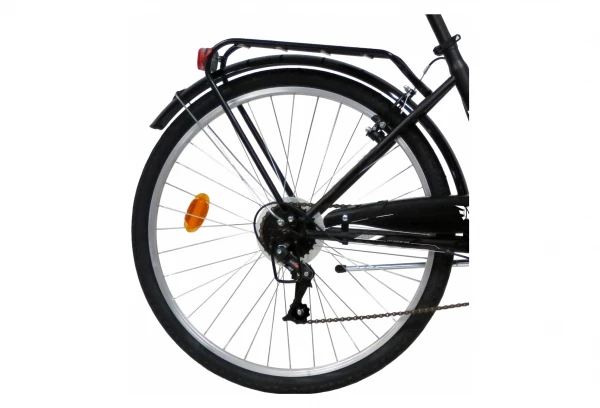 VTC 26'' Rétro City Rigide Femme Acier Montana - 6 Vitesses - Enjambement Bas – Image 2