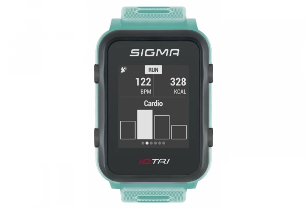 Montre GPS Sigma ID.TRI Turquoise Fluo – Image 2