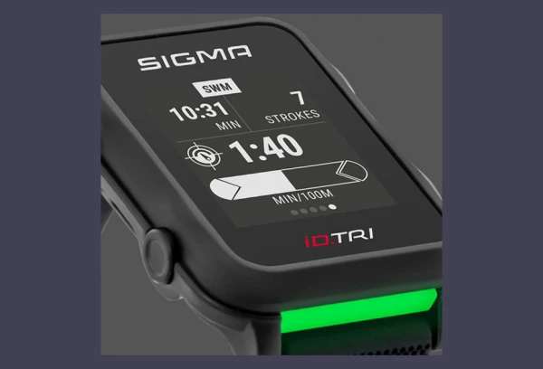 Montre GPS Sigma ID.TRI Turquoise Fluo – Image 5