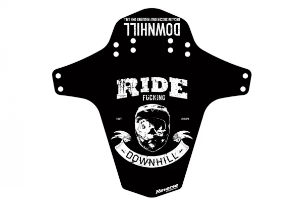Garde-Boue Avant Reverse Because Downhill Noir/Blanc