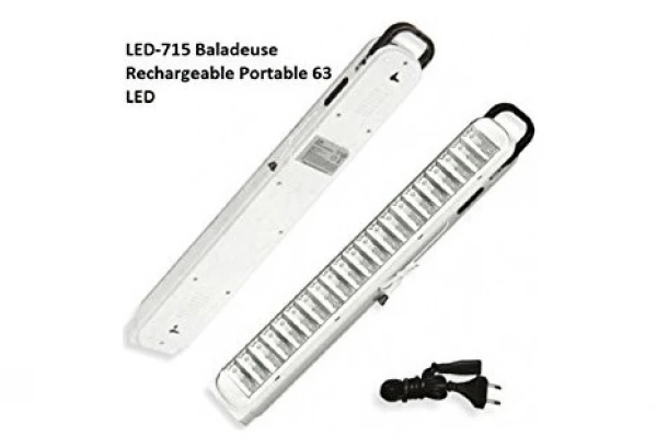 Dealstore BALADEUSE ECLAIRAGE RAMPE APPLIQUE LAMPE RECHARGEABLE PORTABLE LED 120 LEDS – Image 2