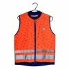 Gilet Gofluo Jackson Rouge / Orange
