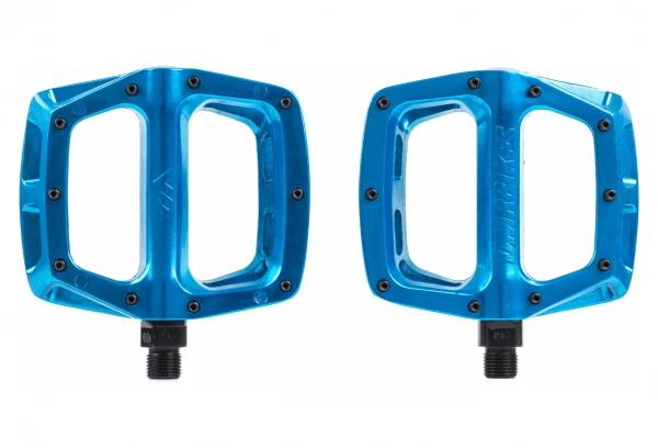 Paire De Pédales Plates DMR V8 Bleu Electrique