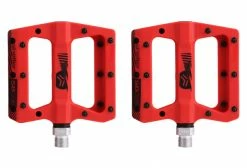 Paire De Pédales Plates SB3 Shelter Rouge