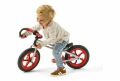 Draisienne Fixie Rouge 12 Pouces Avec Frein Au Pied Chillafish