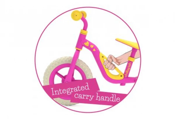 Draisienne Charlie Rose Et Jaune 10 Pouces Chillafish – Image 2