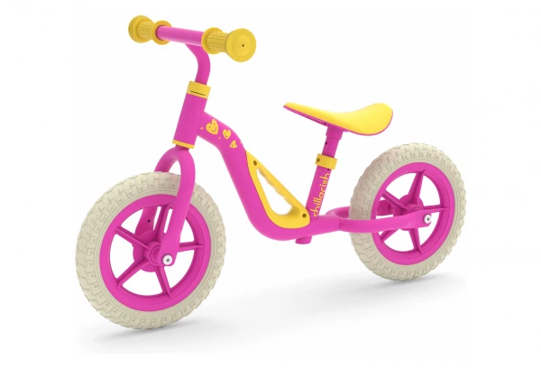 Draisienne Charlie Rose Et Jaune 10 Pouces Chillafish