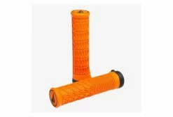 Poignées SDG THRICE 33 - 1PC Lock-on Orange 136mm 33mm OD Ergonomique