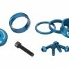Wolf-tooth Kit De Personnalisation Wolf Tooth Anodized Color Kit (Entretoises De Direction Capot De Direction Vis De Porte-Bidon) Bleu