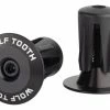 Wolf-tooth Embouts De Guidon Wolf Tooth Alloy Bar End Plugs Noir