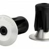 Wolf-tooth Embouts De Guidon Wolf Tooth Alloy Bar End Plugs Argent