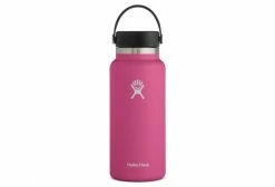 Gourde Isotherme Hydro Flask Wide Mouth With Flex Cap 946 Ml Carnation