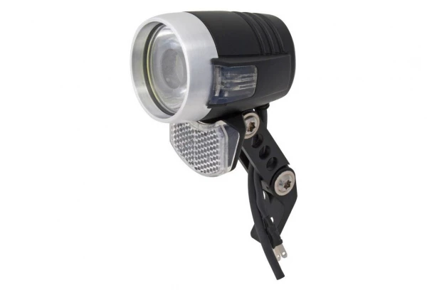 Eclairage Avant Avec Interrupteur Et Câble Pour Dynamo Axa Blue Line 50 Auto