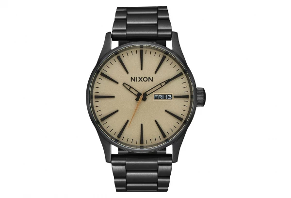Montre Nixon Sentry Noir / Khakhi