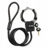 Master Lock ANTIVOL VELO CABLE A BOUCLE AVEC MENOTTE MASTERLOCK STREET CUFF DIAM 8mm L1M - LIVRE AVEC 4 CLES -NIVEAU SECURITE 6
