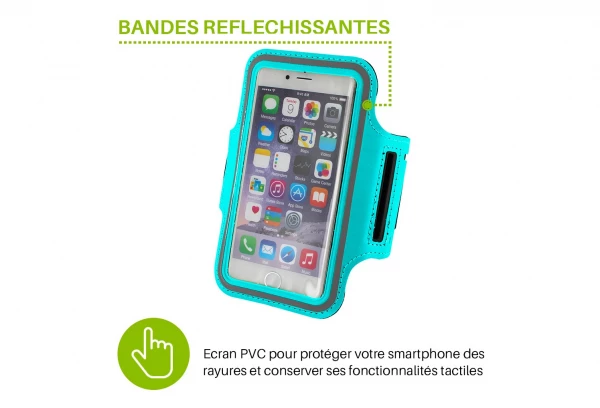 Wantalis SPRINTER Cyan - Brassard Néoprène - – Image 3