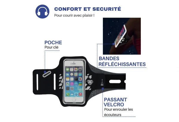 Wantalis ATHLETE Rose - Brassard Lycra - – Image 2