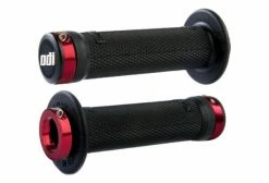 Paire De Grips ODI Ruffian BMX Noir Rouge