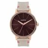 Montre Nixon Kensington Leather - Rose Gold / Brown