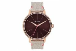 Montre Nixon Kensington Leather - Rose Gold / Brown