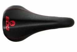 SDG Selle BEL AIR RL Acier Noir/Rouge