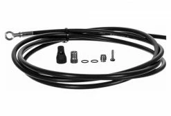 FORMULA Kit Durite Métallique Renforcée 200cm R1/RX/Mega/The One Noire + Raccords