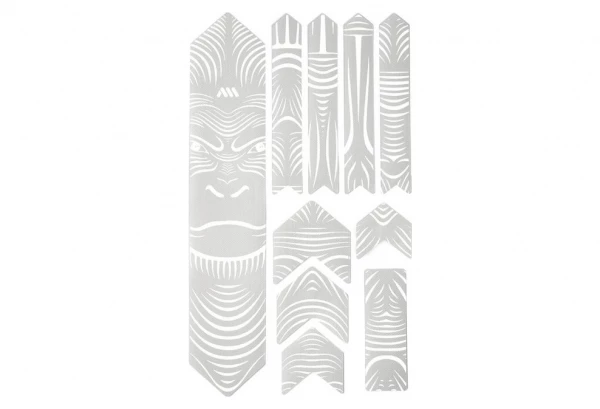 All-mountain-style Kit Protections De Cadre XL All Mountain Style - 10 Pcs - APE / Blanc