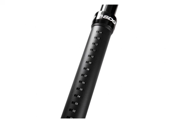 Tige De Selle Télescopique SDG Tellis Passage Interne Noir/Vert (Avec Commande) – Image 2