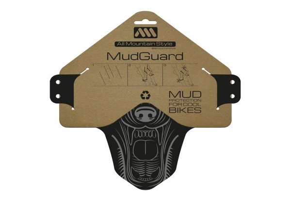 All-mountain-style Garde-Boue Avant All Mountain Style AMS Wolf Noir Gris â Image 2