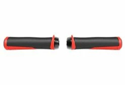 Poignées BBB Cobra 142mm Rouge Noir