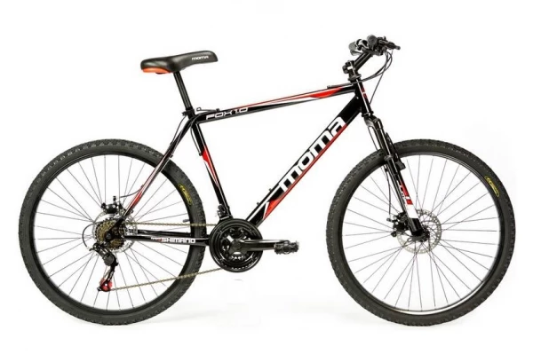 VTT Semi-Rigide Moma Bikes Fox 26'' Shimano 21V Noir – Image 2